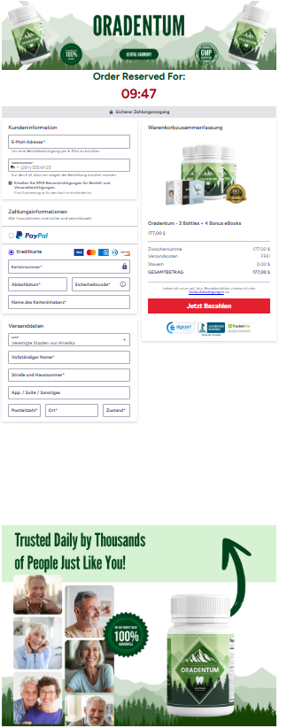 Oradentum order page